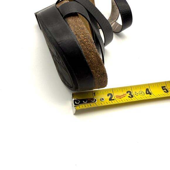 Sam Edelman Black Leather Nelson Wedge 8.5 - Picture 13 of 16